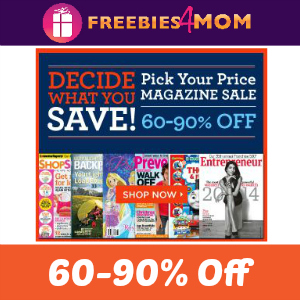 Magazine Deal: 60-90% Off