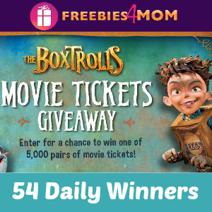 Sweeps The Boxtrolls Movie Ticket Giveaway