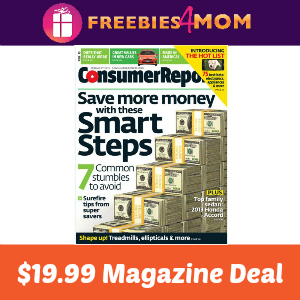 Magazine Deal: Consumer Reports $19.99