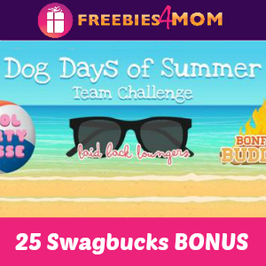Swagbucks Dog Days of Summer Team Challenge