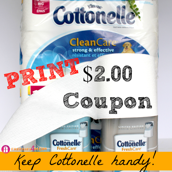 *Expired* 2.00 Cottonelle® Coupon Reset so print again! Freebies 4 Mom