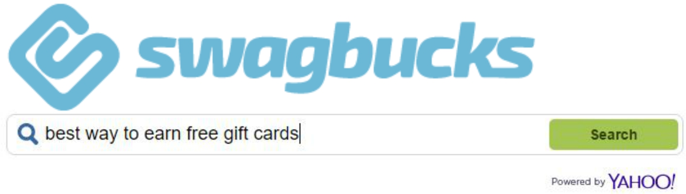 Search with Swagbucks, the best way to earn free gift cards