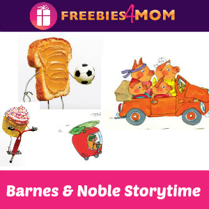 Free Storytime at Barnes & Noble Aug. 23 & 26