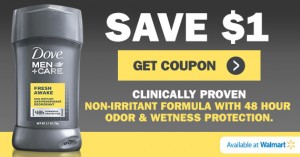 *Expired* Save $1.00 on Dove® Men+Care® deodorant at Walmart - Freebies ...