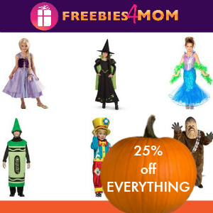 25% off Halloween Costumes at BuyCostumes.com