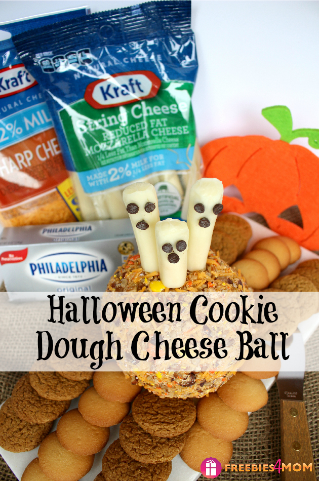 Halloween Cookie Dough Cheese Ball Recipe