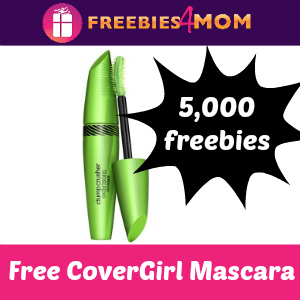 5,000 Free CoverGirl Mascaras *starts 11am CT*