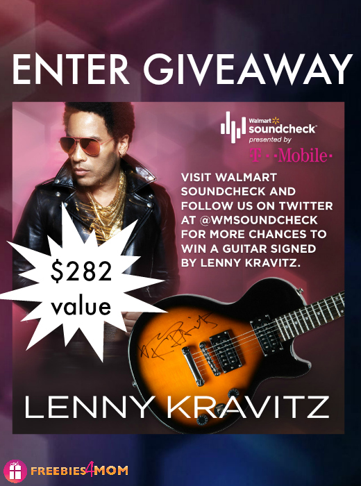 Lenny Kravitz Autographed Guitar Giveaway