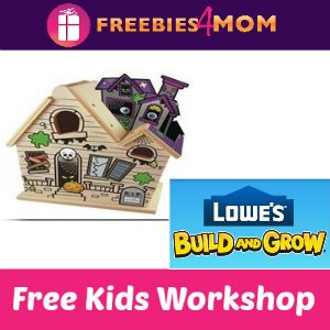 Free Haunted House Lowe's Kids Clinic Oct. 11