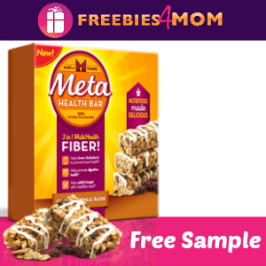 Free Sample Meta Health Bar Cinnamon Oatmeal Raisin