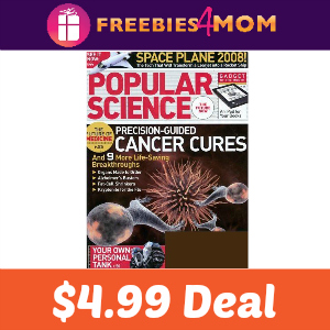 Magazine Deal: Popular Science $4.99