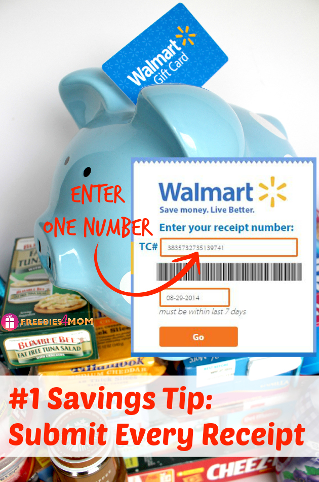 Walmart Savings Tip: Submit Every Receipt #SavingsCatcher