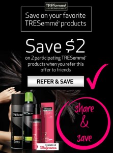 *Expired* Print $2.00 TRESemmé Coupon for Walgreens - Freebies 4 Mom