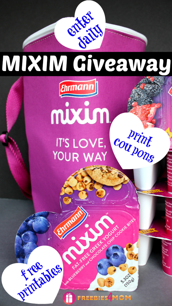 MIXIM Giveaway ~ Free Lunchbox Printables