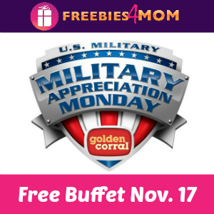 Free Dinner Buffet for Military at Golden Corral
