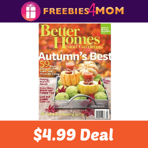 Magazine Deal: Better Homes and Gardens $4.99