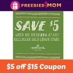 *Expired* Coupon $5 off $15 at Hallmark - Freebies 4 Mom
