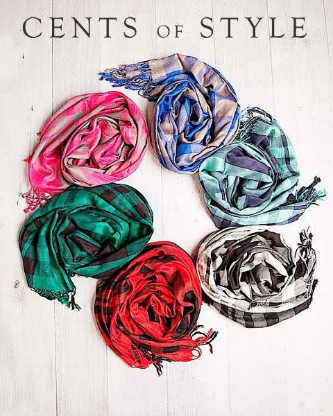 Cents of Style Emily Plaid Scarf Deal