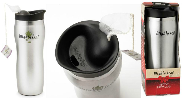Teatop Brew Mug by Mighty Leaf Tea