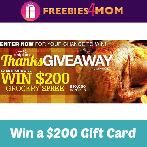 Sweeps Red Plum ThanksGiveaway