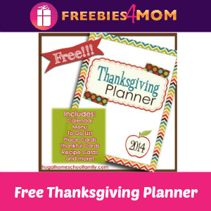 Free Thanksgiving Planner