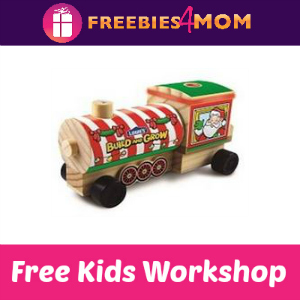Free Holiday Train Engine Lowe's Kids Clinic 12/13