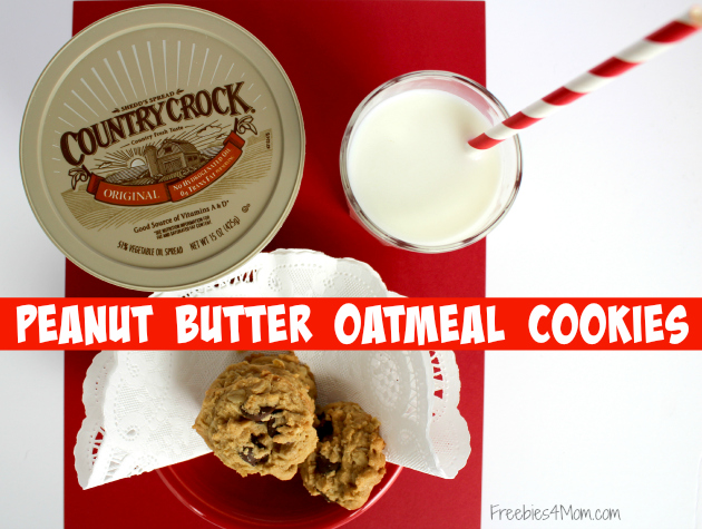 Peanut Butter Oatmeal Cookies Recipe