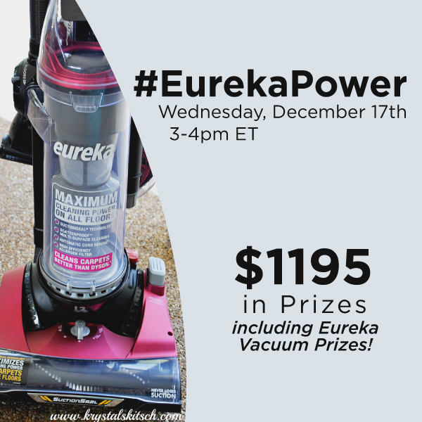 #EurekaPower-Twitter-Party-12-17-3pmEST,#TwitterParty,#ad,sweepstakes on Twitter