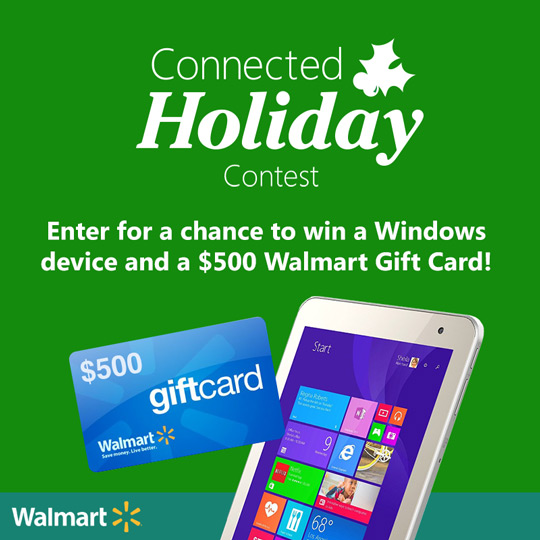 Microsoft Connected Holiday Sweepstakes