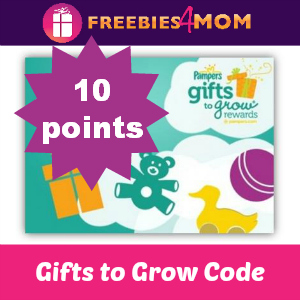 Free 10 point Pampers Gifts to Grow Code