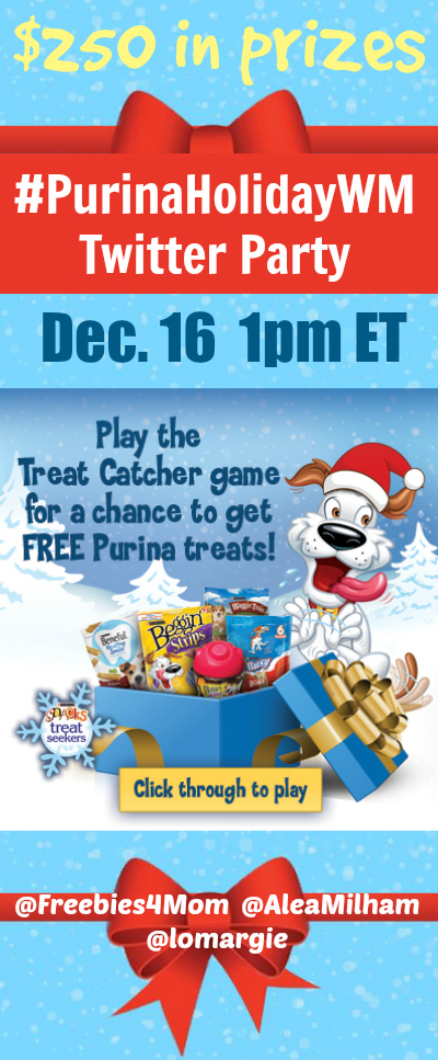 $250 in Prizes at #PurinaHolidayWM Twitter Party Dec. 16 1pm ET