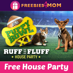 Free House Party: Puppy Bowl Ruff vs. Fluff