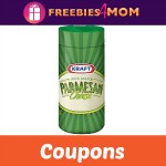 *Expired* Coupons: Save on Kraft Parmesean Cheese - Freebies 4 Mom