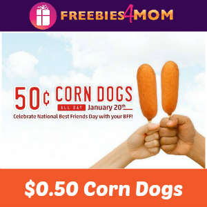 $0.50 Corn Dogs at Sonic Jan. 20