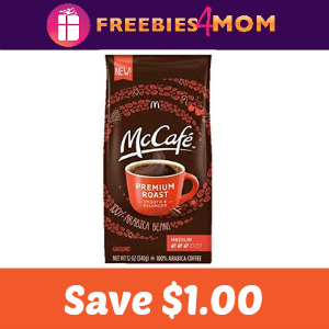 Save $1.00 on One McCafe Coffee Item