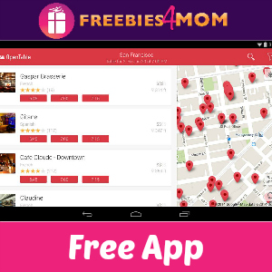 Free iTunes & Android App: OpenTable