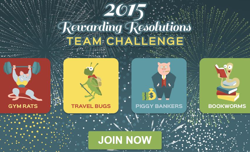 Swagbucks 2015 Rewarding Resolutions Team Challenge