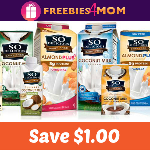 Coupon: Save $1.00 on So Delicious Dairy Free