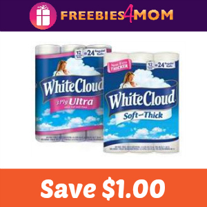 Coupon: Save $1.00 on White Cloud Bath Tissue