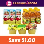 *Expired* Coupon: Save $1.00 on one Mott's Juice or Sauce - Freebies 4 Mom