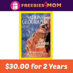 National Geographic $1.25 per Issue