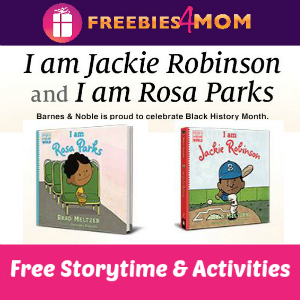 Jackie Robinson & Rosa Parks Storytime Saturday