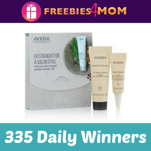 Sweeps Aveda Straight and Dry Sample Giveaway