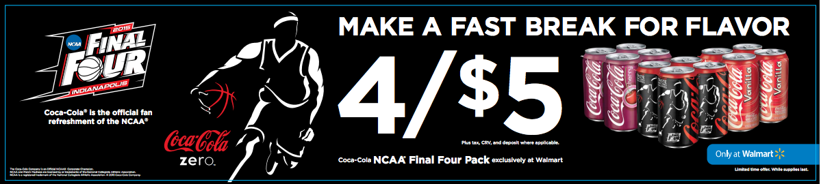 Coca-Cola NCAA® Final Four Pack Deal at Walmart