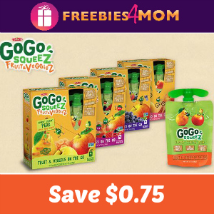 *Expired* Coupon: Save $0.75 on GoGo squeeZ - Freebies 4 Mom