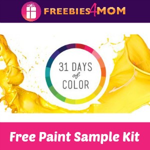 Free Paint Sample Kit *11 am CT daily*