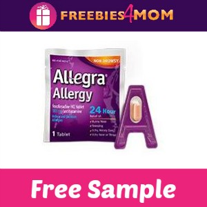 Free Sample Allegra Allergy 24-Hour Relief