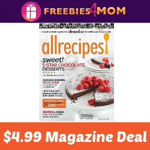 Magazine Deal: Allrecipes $4.99