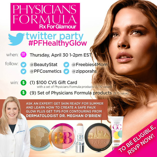 $800 in Prizes at #PFHealthyGlow Twitter Party Apr. 30 1pm ET