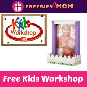 Free Kids Workshop at Home Depot May 2